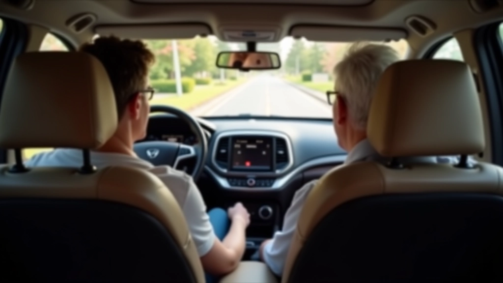 Interior view of Mazda CX-9 cabin showing comfortable seating and clear forward visibility for confident driving