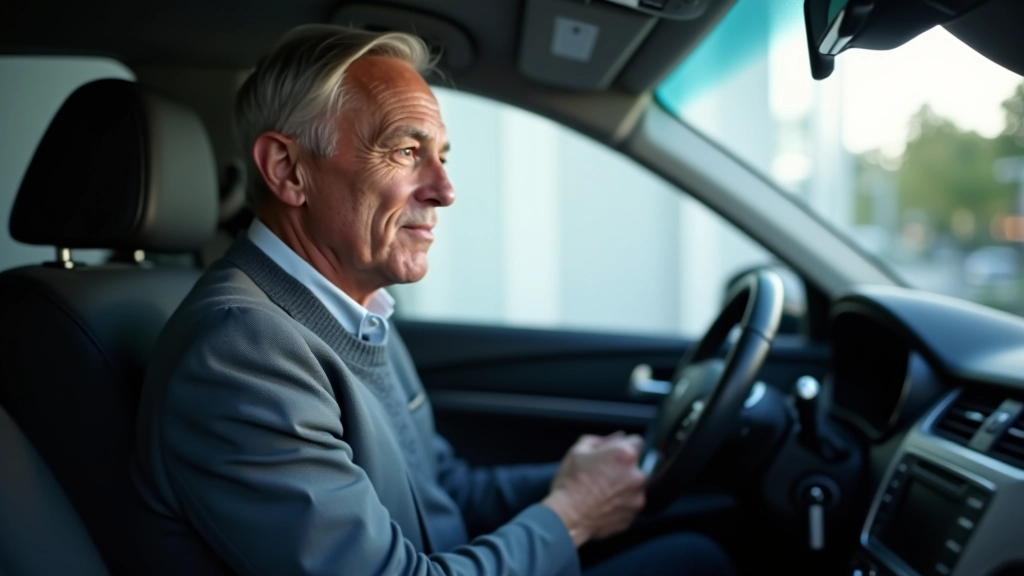 Professional evaluating SUV comfort features during comprehensive test drive assessment